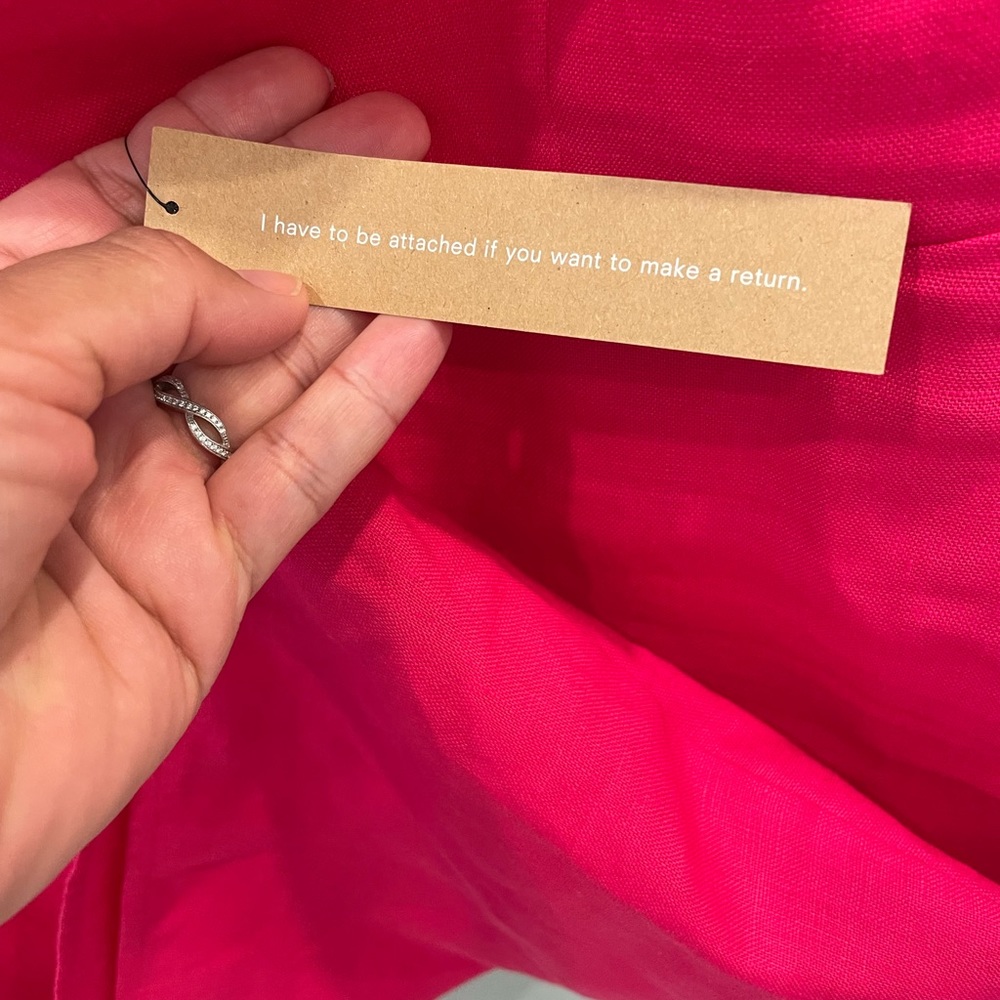 Reformation Linen Mini Dress - Picture 2 of 5